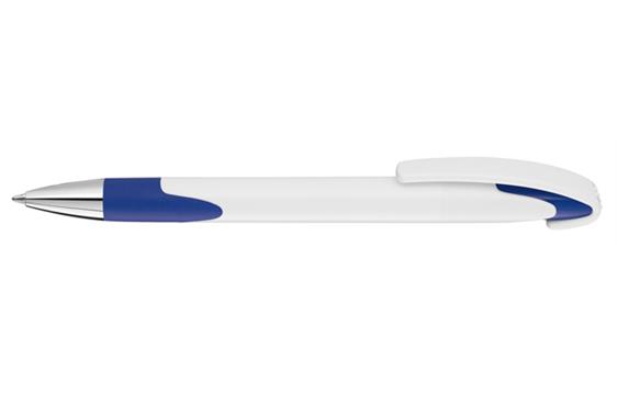 9403949 UMA 0-0122 SI UMA Look Grip SI kulepenn med trykk 1f Hvit/bl&#229; 1000 stk